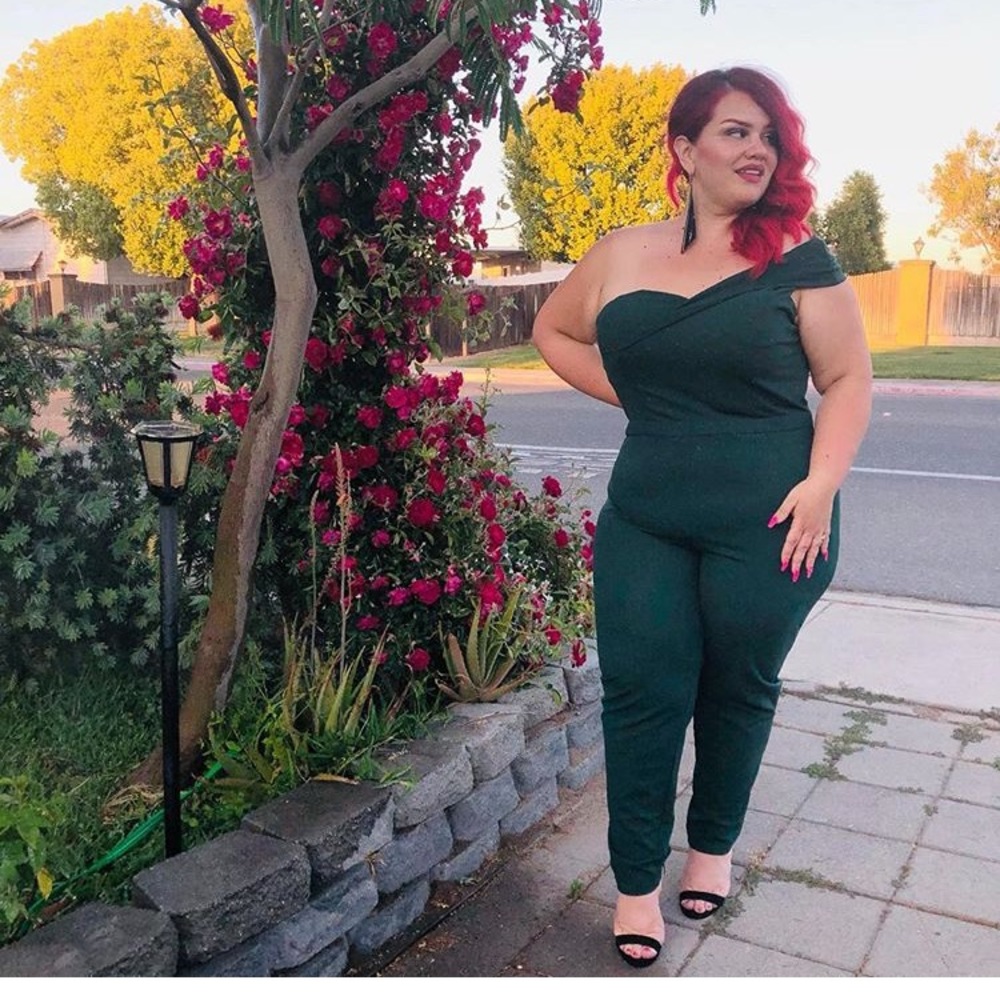 Curvysense off the shoulder romper !